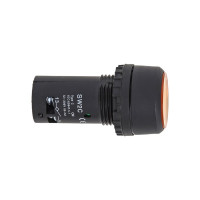 Кнопка с подсветкой EKF PROxima SW2C-10D, желтая, NO, 24В sw2c-md-y-24