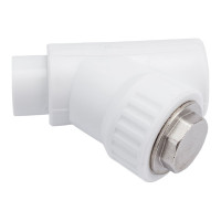 Сетчатый фильтр VALFEX PP-R белый, 32х45°, вн/нр пайка 10142032 036-0621