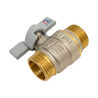 Шаровой кран для воды СТМ СТАНДАРТ 3/4", ш/ш, бабочка CWMMB034