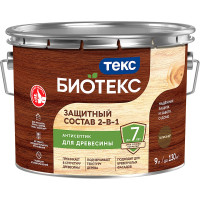 Защитный Состав 2-в-1 Текс BIOTEKS  палисандр 9 л 700008209