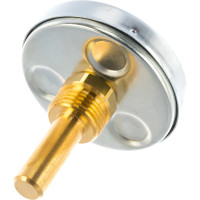 Термометр биметаллический F+R801 OR 63mm 0-160C, гильза 50 мм Watts 10005806