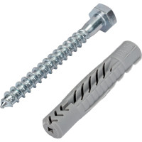 Универсальный дюбель Tecfi VZ нейлон 14x70 с шурупом 2 шт - пакет 147446