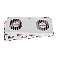 Вентиляторный модуль Rem 230V, 45х432х195 мм, вентиляторов: 2, 86 дБ, поток: 300 м3/ч, R-FAN-2J