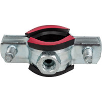 Хомут с винтовым креплением Стройбат 1/2" 20-24 мм белый цинк 6 шт. 308830