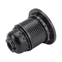 Патрон с прижимным кольцом IN HOME Н12РП-01 Е27, карболитовый 4690612032214