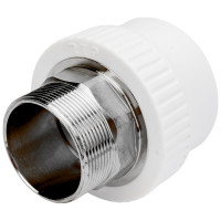 Муфта RTP PN25 комбинированная, наружная резьба, D63х2 мм под ключ 10670