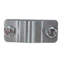 Соединительный зажим EZETEK полоса/пруток — полоса параллельный, оцинковка 90559