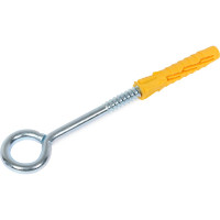 Универсальный дюбель Tecfi VZ нейлон 10x60 с шурупом-кольцом 2 шт - пакет 147449