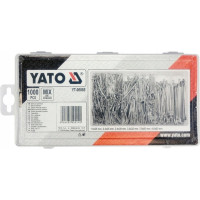 Набор шплинтов YATO 1000 шт. пластиковый кейс YT-06885 347206885 092 1