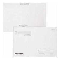 Конверты BRAUBERG С4 229х324 мм, отрывная лента, "Куда-Кому" 90г/м2 комплект 50 шт, внутренняя запечатка 112180