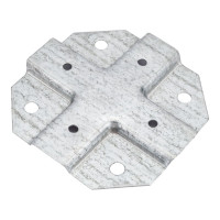 Краб-система Конструкция Нова Х-образный, оцинк, 20x20 мм, 50 шт. 2947683