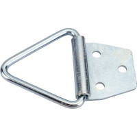 Дверной ограничитель с анкерным креплением Левша 220 мм, с фиксатором, черный У4-9564.Ч