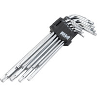 Набор удлиненных шестигранных ключей REDMARK Torx Т10, Т15, Т20, Т25, Т27, Т30, Т40, Т45, Т50, 9 шт. RM92203