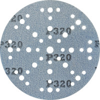Шлифовальный круг на липучке GRANAT 48+1 отв., 150 мм, P320, 5 шт ABRAFORM AG5-150-49-P320