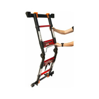 Телескопическая лестница-стремянка WORKY BLACK 2.8м/5.6м, 9 ступеней ARD151381