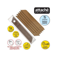 Лезвия сменные SX18P-5 18 мм, 5 шт, сегментированные Attache Selection 1432277