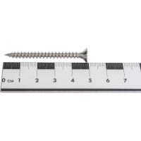 Универсальный саморез Невский Крепеж 4,5x50, потайная головка, нерж. сталь А2, 6 шт. 823001