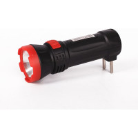 Аккумуляторный фонарь Ultraflash LED3849 (220В, черный, 1 LED, 2 режима,SLA, пластик, коробка) 14931
