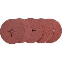 Круг шлифовальный фибровый 125 мм, Р40, 5 шт On 19-05-056