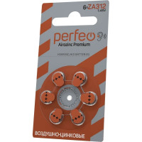 Батарейка для слуховых аппаратов PERFEO ZA312 6 шт блистер 30 010 662