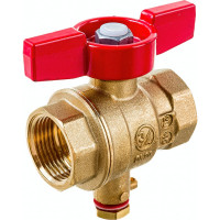 Шаровой кран для зонда Giacomini с вн/вн резьбой, 3/4 R851TY104