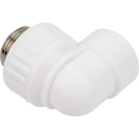 Комбинированный угольник VALFEX PP-R белый, 32х1 дюйма НР 10126032 127-0597