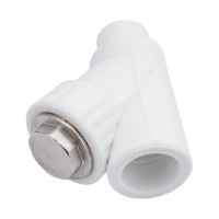 Сетчатый фильтр VALFEX PP-R белый, 32х45°, вн/нр пайка 10142032 036-0621