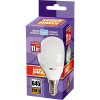Светодиодная лампа Jazzway PLED-SP 11Вт шар G45 5000К холодный белый E14 950лм 230В/50Гц 5019300