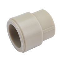 Переходная муфта VALFEX PP-R серая Дн40х25 вн/нр пайка 10004025Г 127-0392