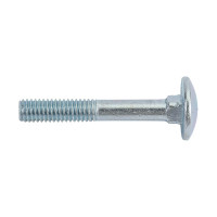 Мебельный болт Element DIN 603 6x40 белый цинк 40 шт 102710