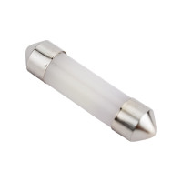 Автолампа диод SKYWAY T11C5W 12V 3 LED HP 6W с цоколем с трубкой 36 мм 2-конт Белая Салон, номер S08201165