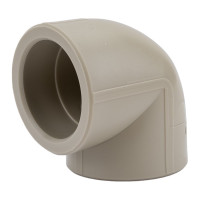Угольник VALFEX PP-R серый, 63 мм, 90 градусов 10108063Г 127-0479