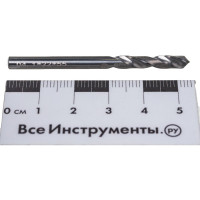 Сверло твердосплавное с цх короткая серия (4.1х22х55 мм; ВК8; Гост 17274-71) ИНСТУЛС 00001284256