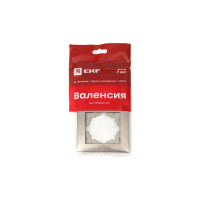 Двухместная рамка EKF Валенсия, кашемир EWM-G-302-40