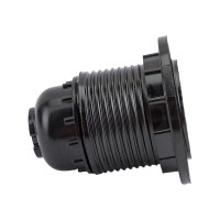 Патрон с прижимным кольцом IN HOME Н12РП-01 Е27, карболитовый 4690612032214