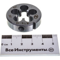 Дюймовая плашка ТехноСталь 9/16-18 UNF 60 9ХС t254065