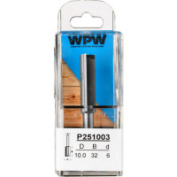Фреза пазовая (10х32х6 мм; Z2) WPW P251003