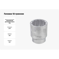 Головка 12-гранная (41 мм; 1") Forsage F-58941(6361)