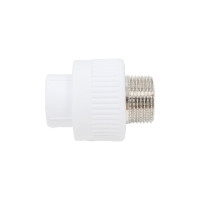 Комбинированная муфта Blue Ocean полипропиленовая, НР - 20x3/4 PPRF/EA(W)-20х3/4"