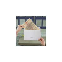 Конверты BRAUBERG С4 229х324 мм, отрывная лента, "Куда-Кому" 90г/м2 комплект 50 шт, внутренняя запечатка 112180