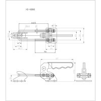 Стягивающий зажим HS CLAMP HS-40840