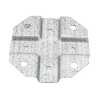 Краб-система Конструкция Нова Х-образный, оцинк, 20x20 мм, 50 шт. 2947683