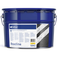 Быстросохнущая краска для дорожной разметки Selkor Roadline желтая, 10 кг 22344