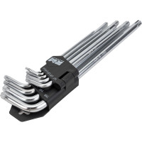 Набор удлиненных шестигранных ключей REDMARK Torx Т10, Т15, Т20, Т25, Т27, Т30, Т40, Т45, Т50, 9 шт. RM92203
