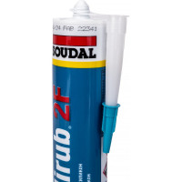 Нейтральный силиконовый герметик Soudal Силируб 2F серый, 300 мл 158938