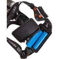 Светодиодный налобный аккумуляторный USB фонарь GLANZEN UFL-0600-V15 КА-00008353