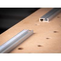 Профиль-упор со шкалой KT EM, анод., составной, длина 1.3 + 0.2 м, 0.9 кг GlobalTOOLS GT-003-104-0008