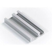 Профиль-шина комбинированная PR TR046/1SM 46 мм, 1.2 м, 0.832 кг, анодирование, серебро матовое GlobalTOOLS GT-006-112-0002