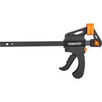 Набор быстрозажимных струбцин DEKO CLS150-300 150 мм, 300 мм, 4 шт 065-0667