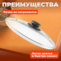 Стеклянная крышка PERFECTO LINEA 20 см 25-020020